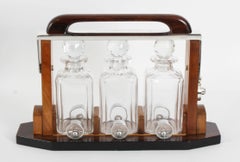 Antique French Art Deco Tantalus di Louis Prodhon, Parigi 1930 Secolo