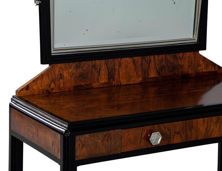 Antique French Art Deco Vanity Desk Dressing Table
