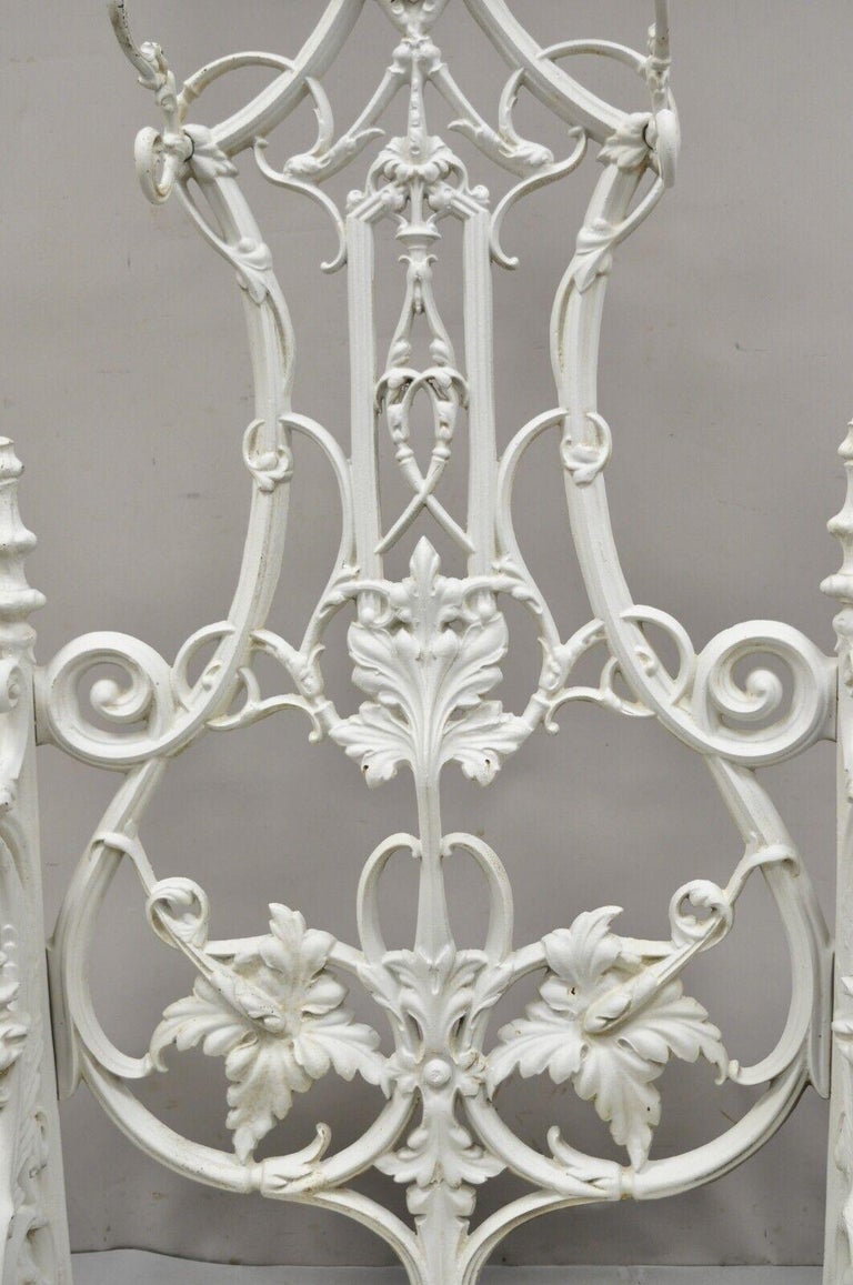 Antique French Art Nouveau Cast Iron Hall Tree Mirror Stand attr Alfred Corneau For Sale at 1stDibs