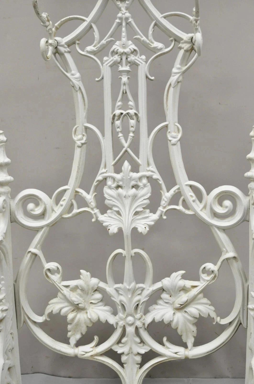 Unknown Antique French Art Nouveau Cast Iron Hall Tree Mirror Stand attr Alfred Corneau For Sale