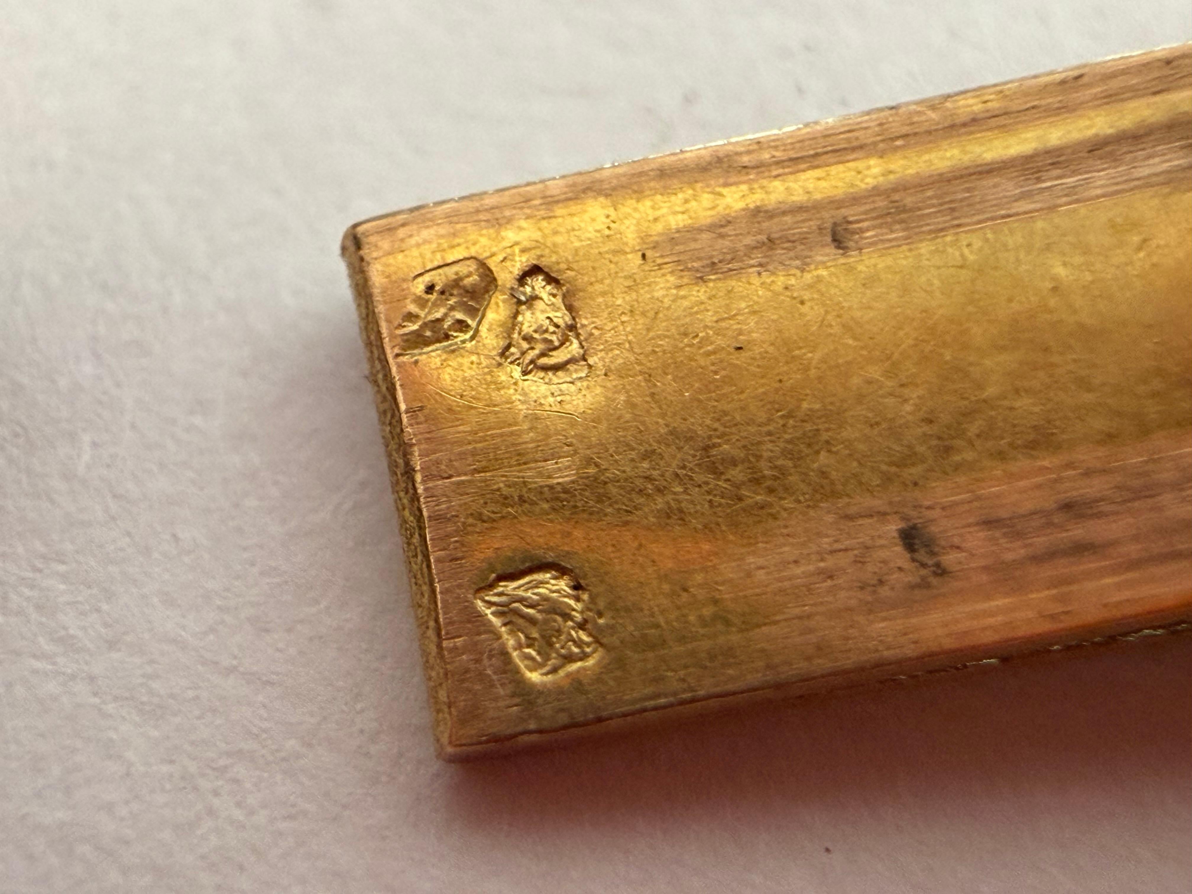 De las mujeres Antique French Art Nouveau Diamond and Garnet Gold Navette Pulsera de eslabones en venta