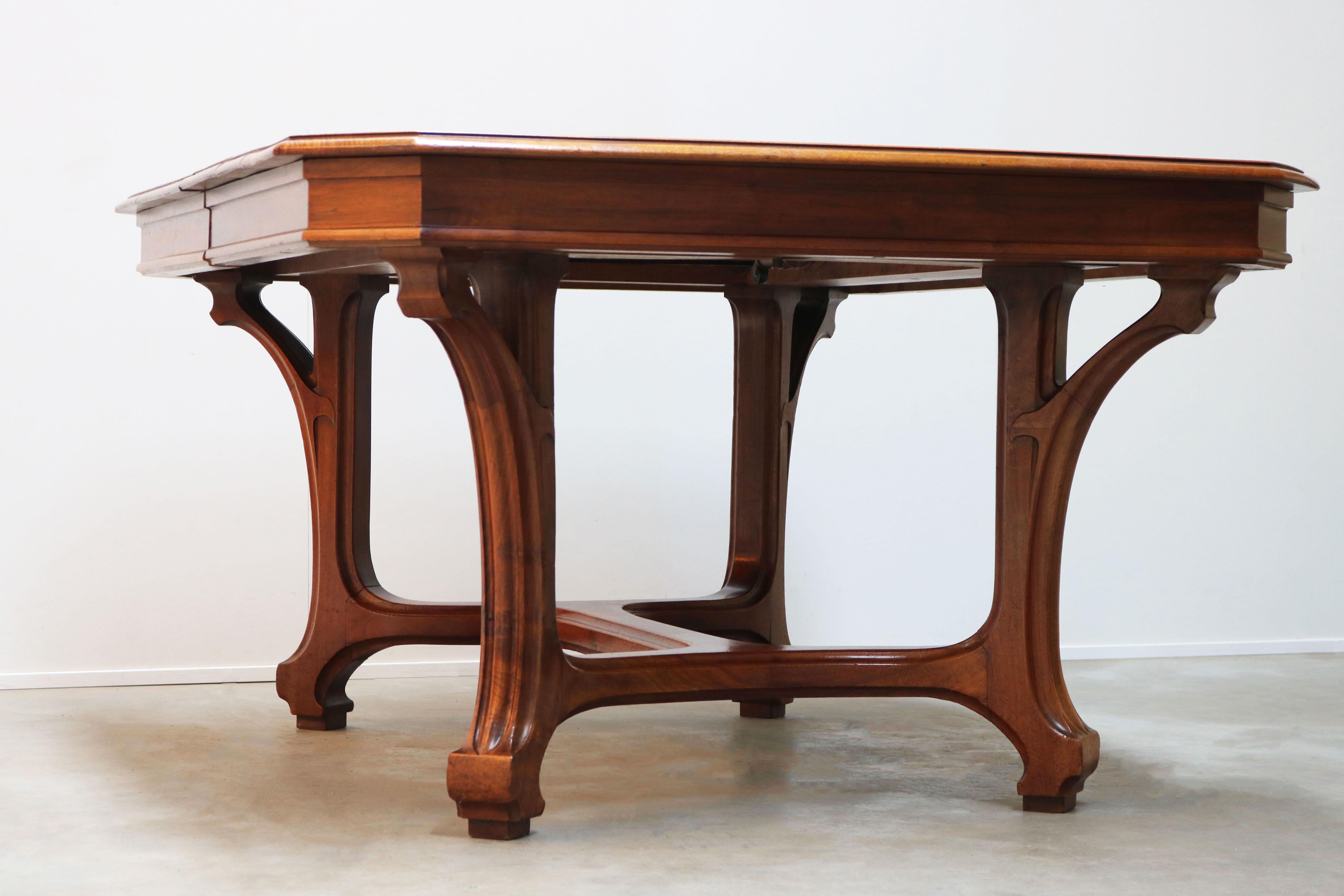 art nouveau dining table