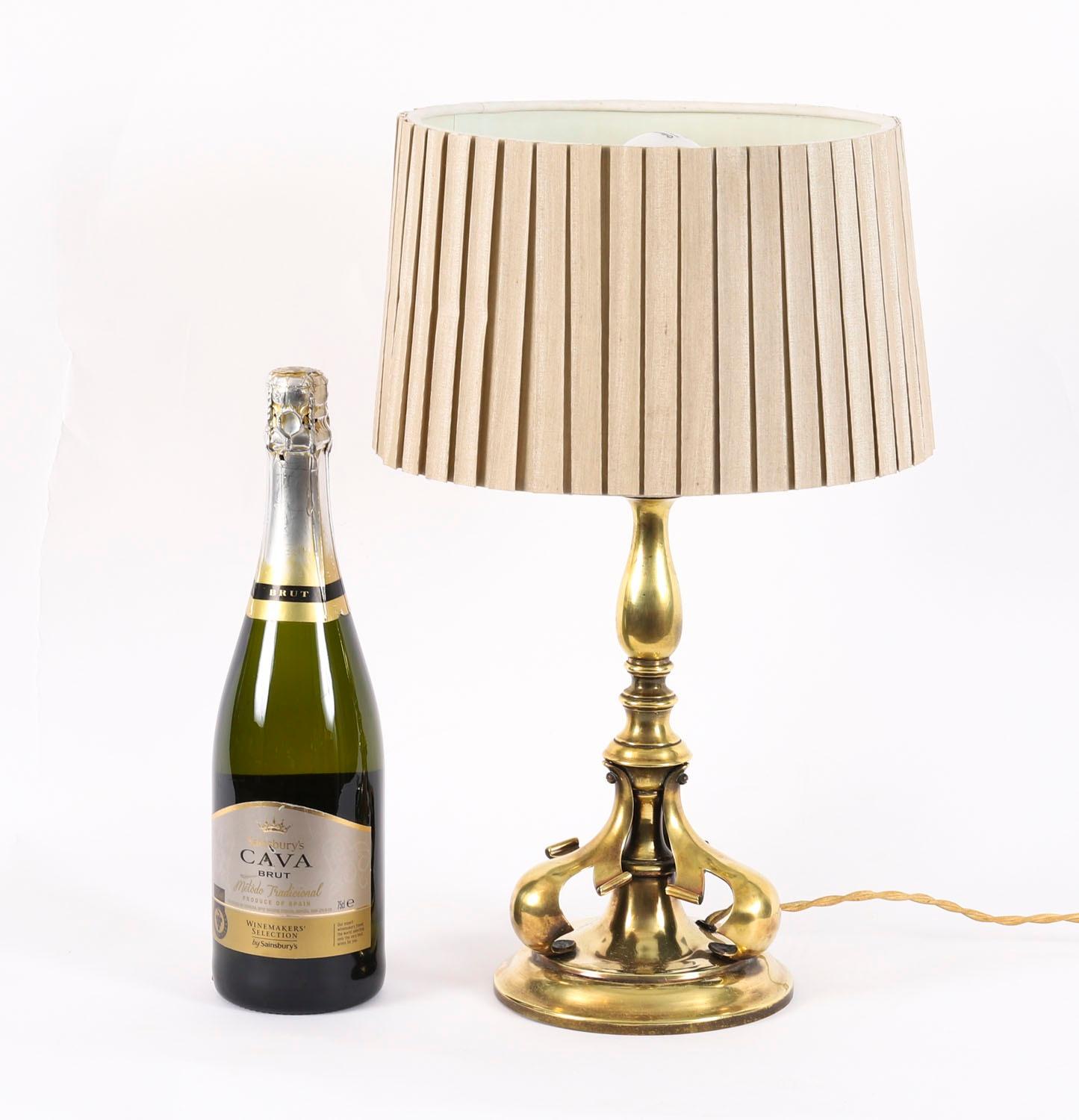 Antique French Art Nouveau Ormolu Tischlampe Late 19th Century im Angebot 13