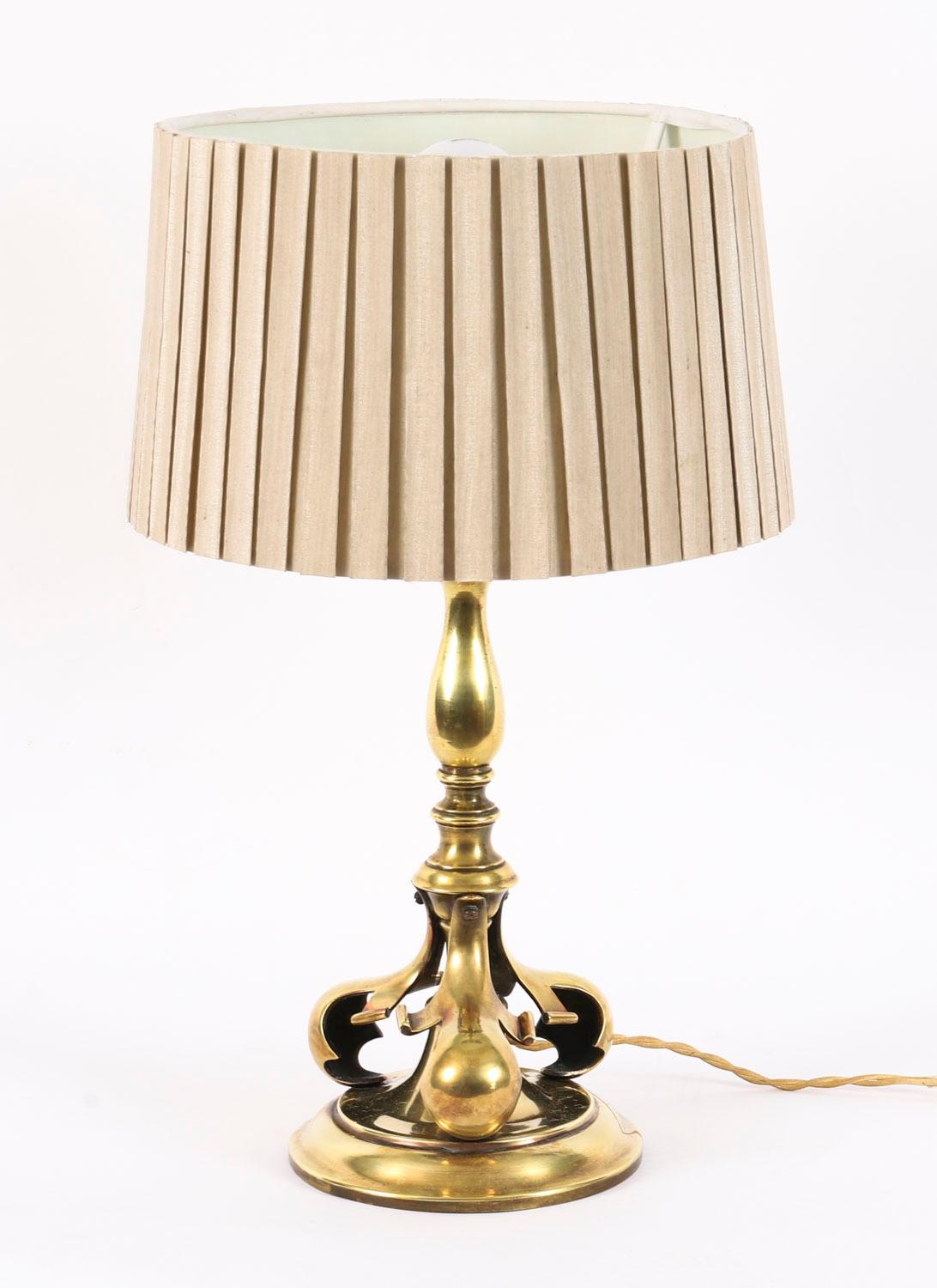 Antique French Art Nouveau Ormolu Tischlampe Late 19th Century im Zustand „Gut“ im Angebot in London, GB