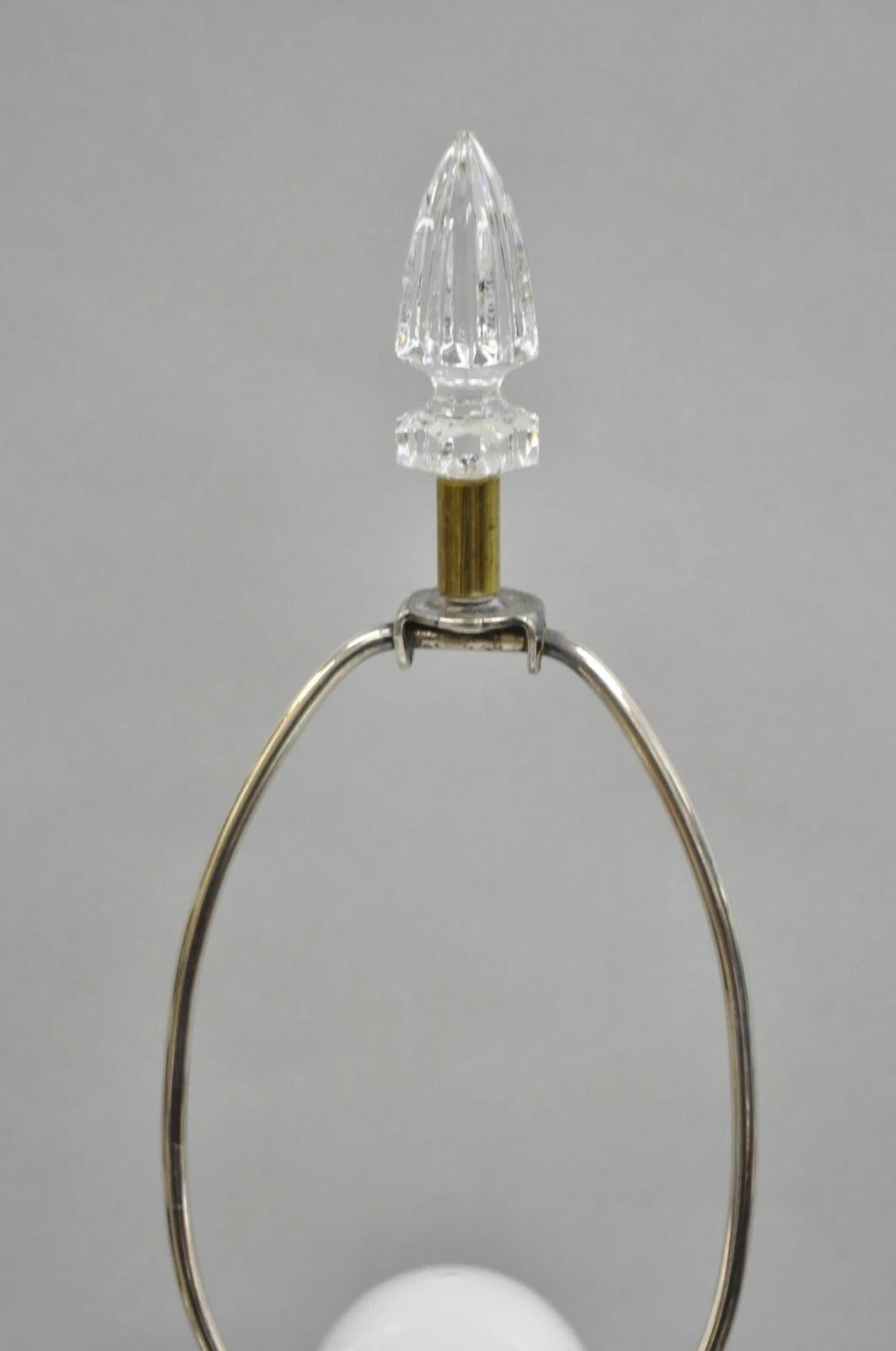 Antique French Art Nouveau Silver Plated Scrollwork Column Small Table Lamp For Sale 1