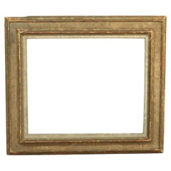 Antique French Arts & Crafts Polychromed Portrait Art Frame C1920