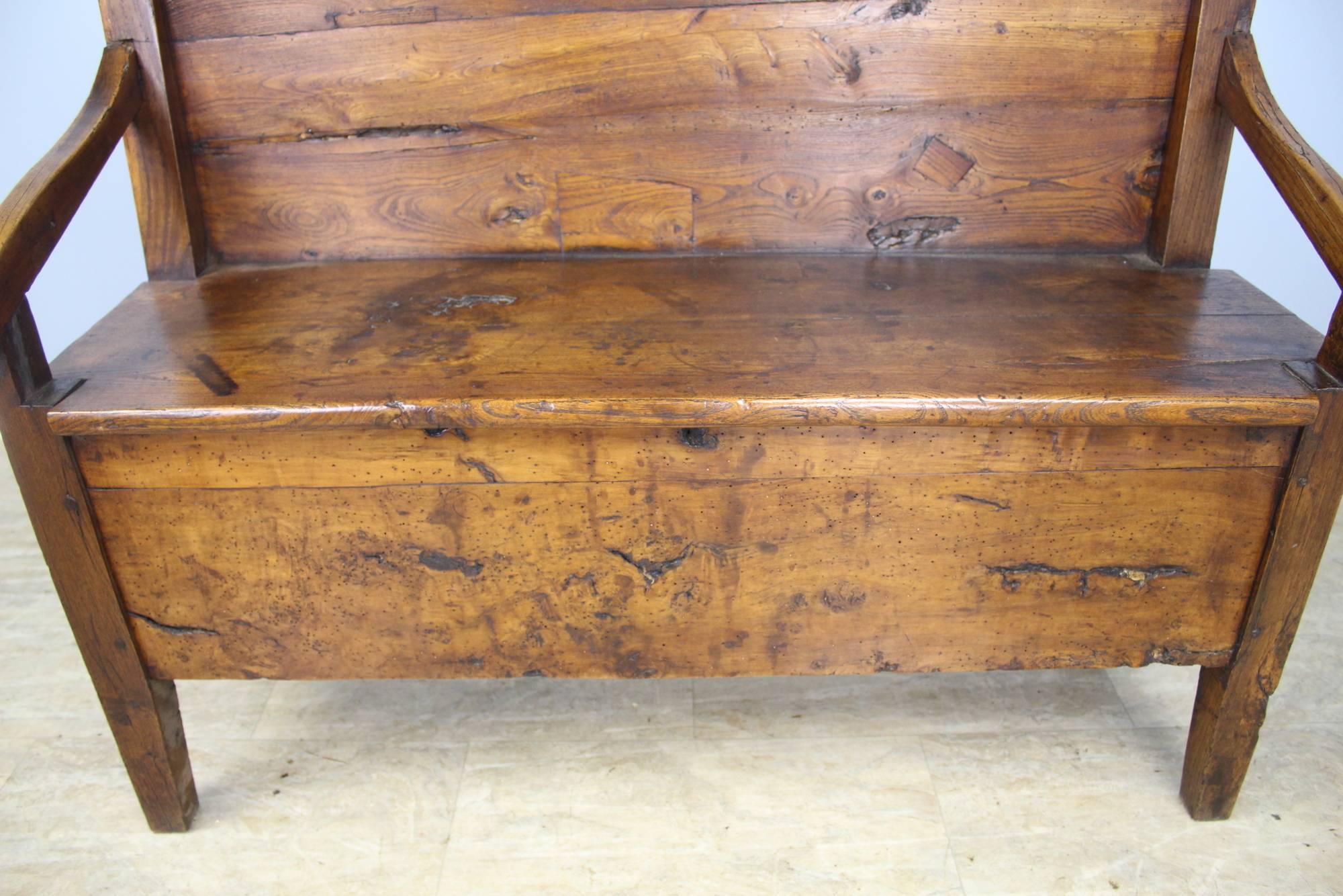 19th Century Antique French Ash Country Seat
