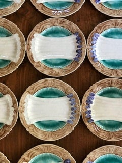 Antique French Asparagus Plate by Orchies, 1920's