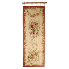 Antique French Aubusson (1 del par) 3'6" x 9'11" (3'6" x 9'11")