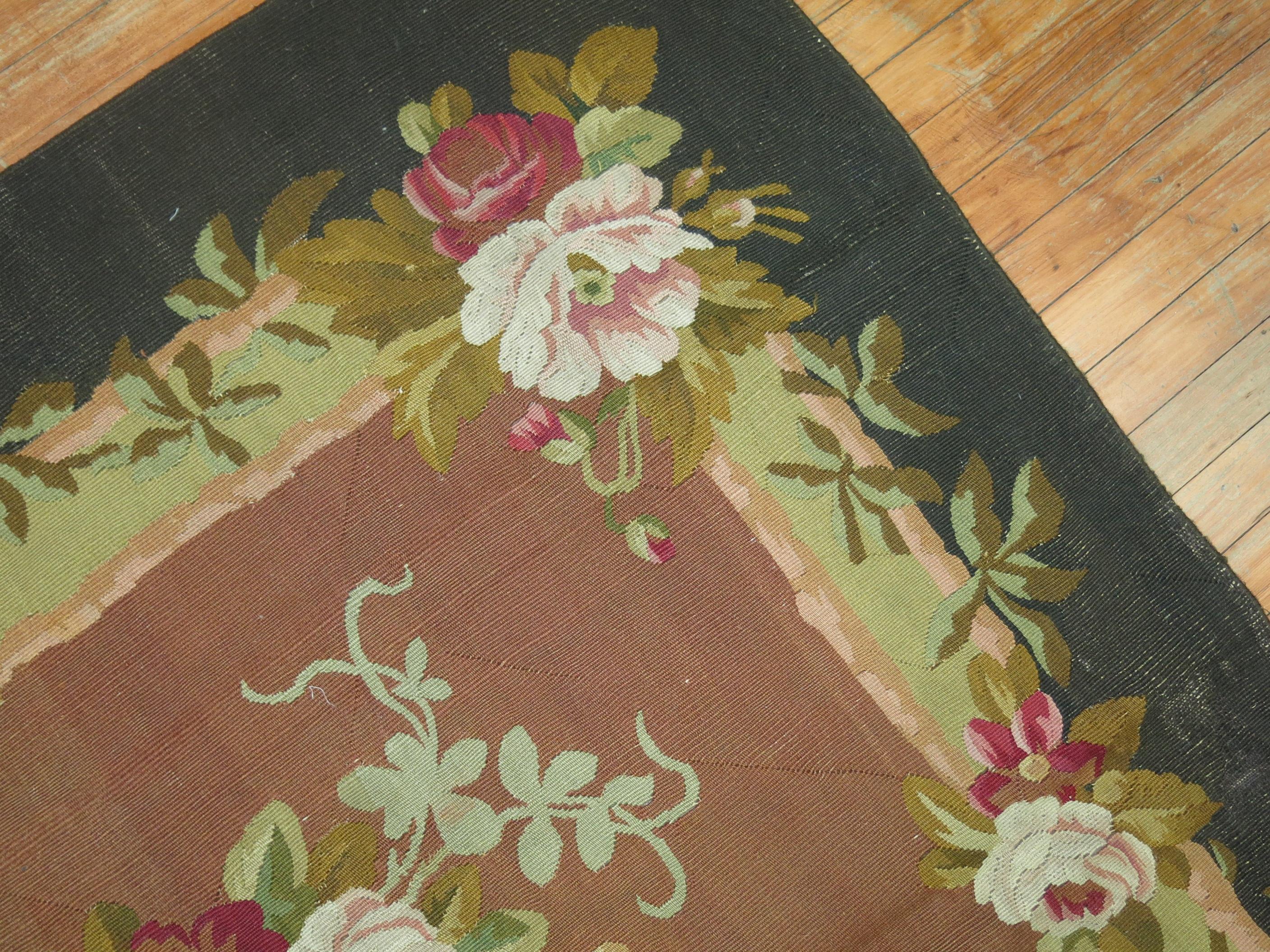 Louis Philippe French Aubusson Mid 19th Century Carpet For Sale 1