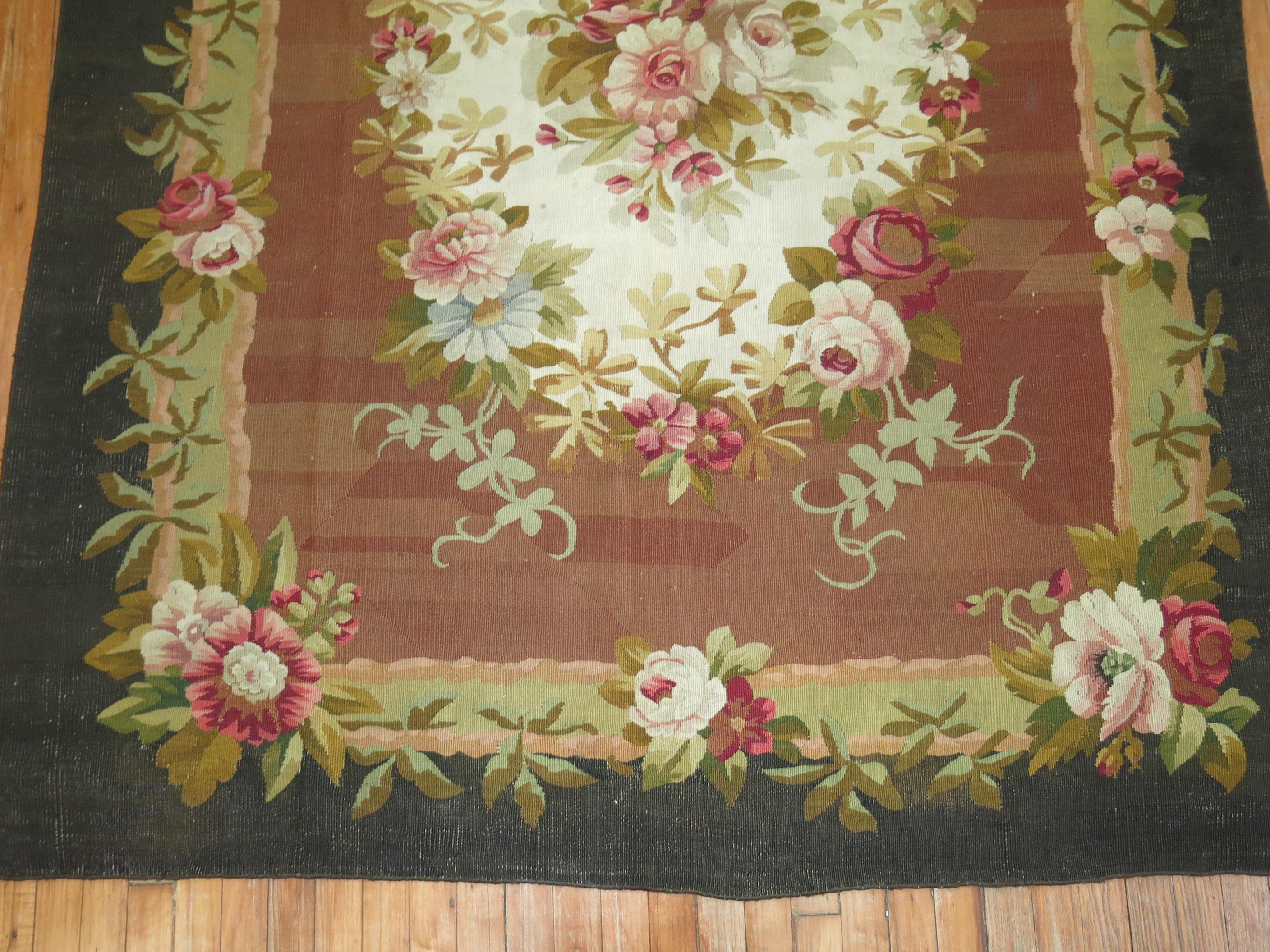 Louis Philippe French Aubusson Mid 19th Century Carpet For Sale 4