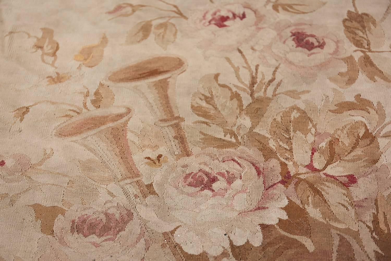 Antique French Aubusson Carpet. Size: 18 ft x 34 ft 6 in (5.49 m x 10.52 m) 9