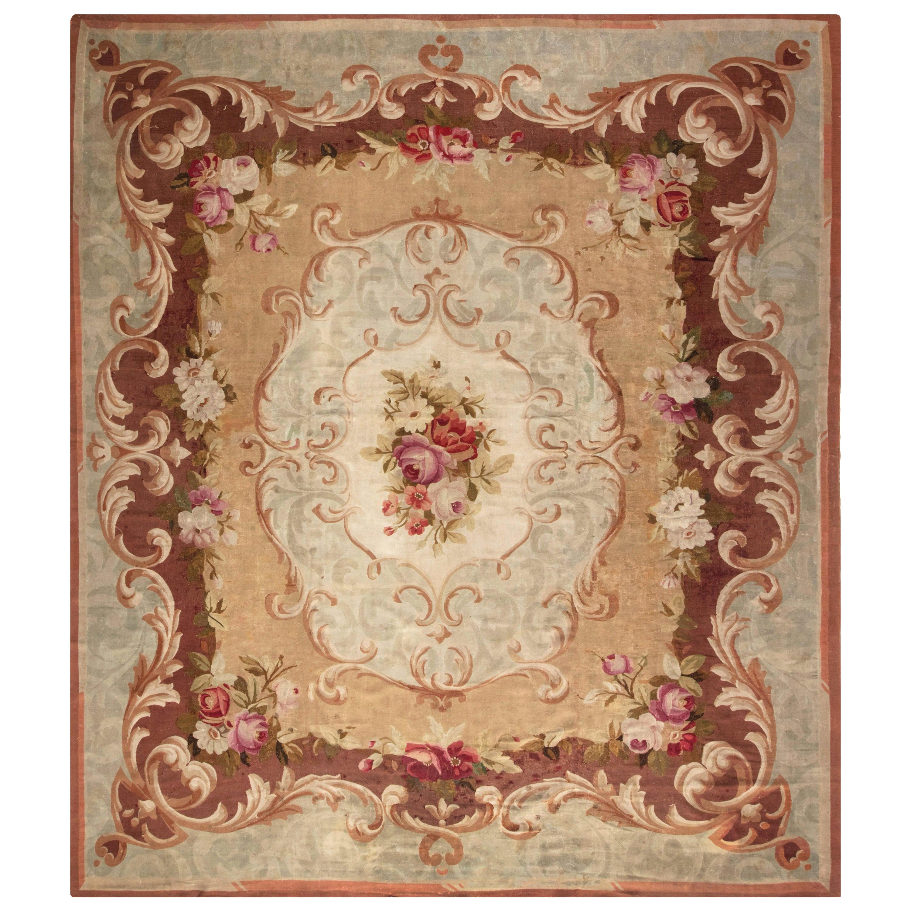 Large French Empire Aubusson Rug For Sale at 1stDibs