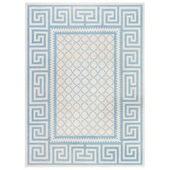Antique French Aubusson Geometric Wool Doris Leslie Blau