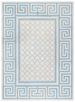 Antique French Aubusson Geometric Wool Doris Leslie Blau