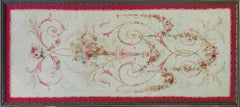 Antique French Aubusson Panel Runner Tapestry