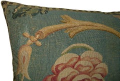 Antique French Aubusson Pillow, circa 1800 1753p