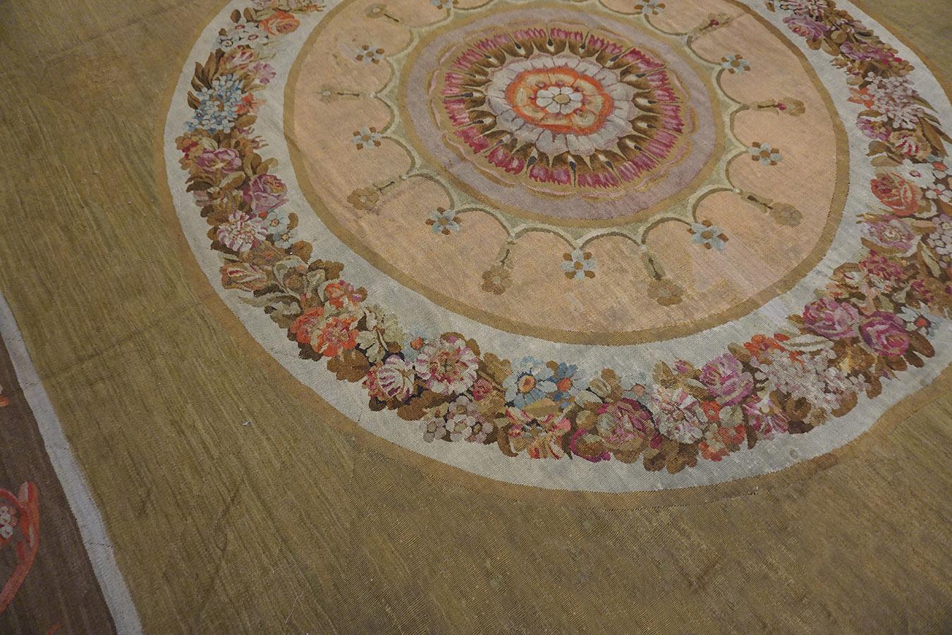 Early 19th Century French Empire Period Aubusson Carpet (13'8