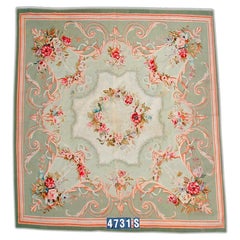 Antique French Aubusson Rug, 19th Century