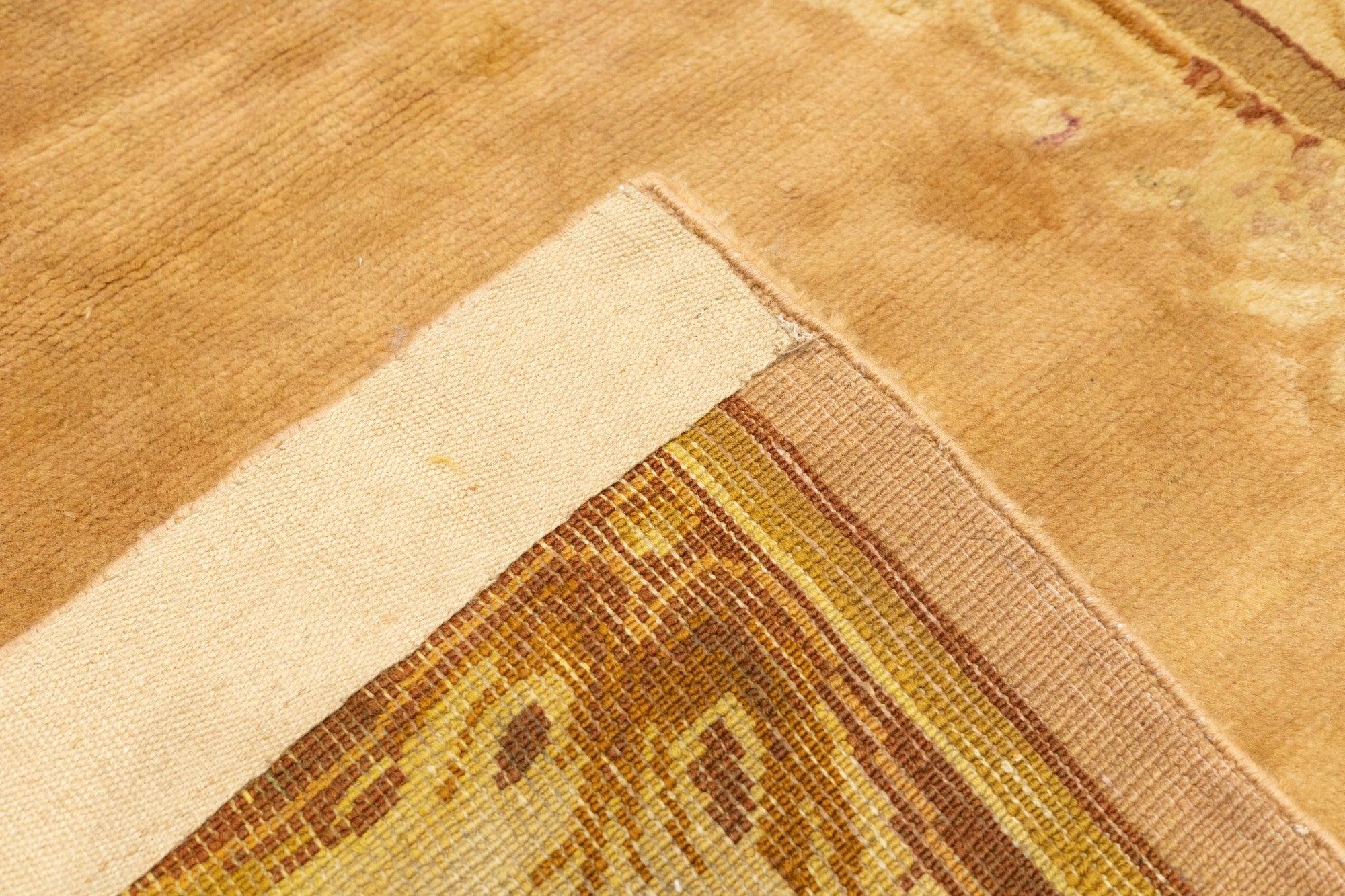 Ancien tapis d'Aubusson français 9'10'' x 15'2'' en vente 3