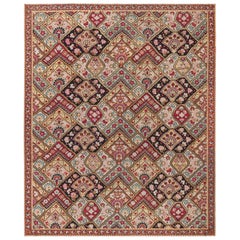 Antique French Aubusson Rug - Botanical Garden Motif at Doris Leslie Blau