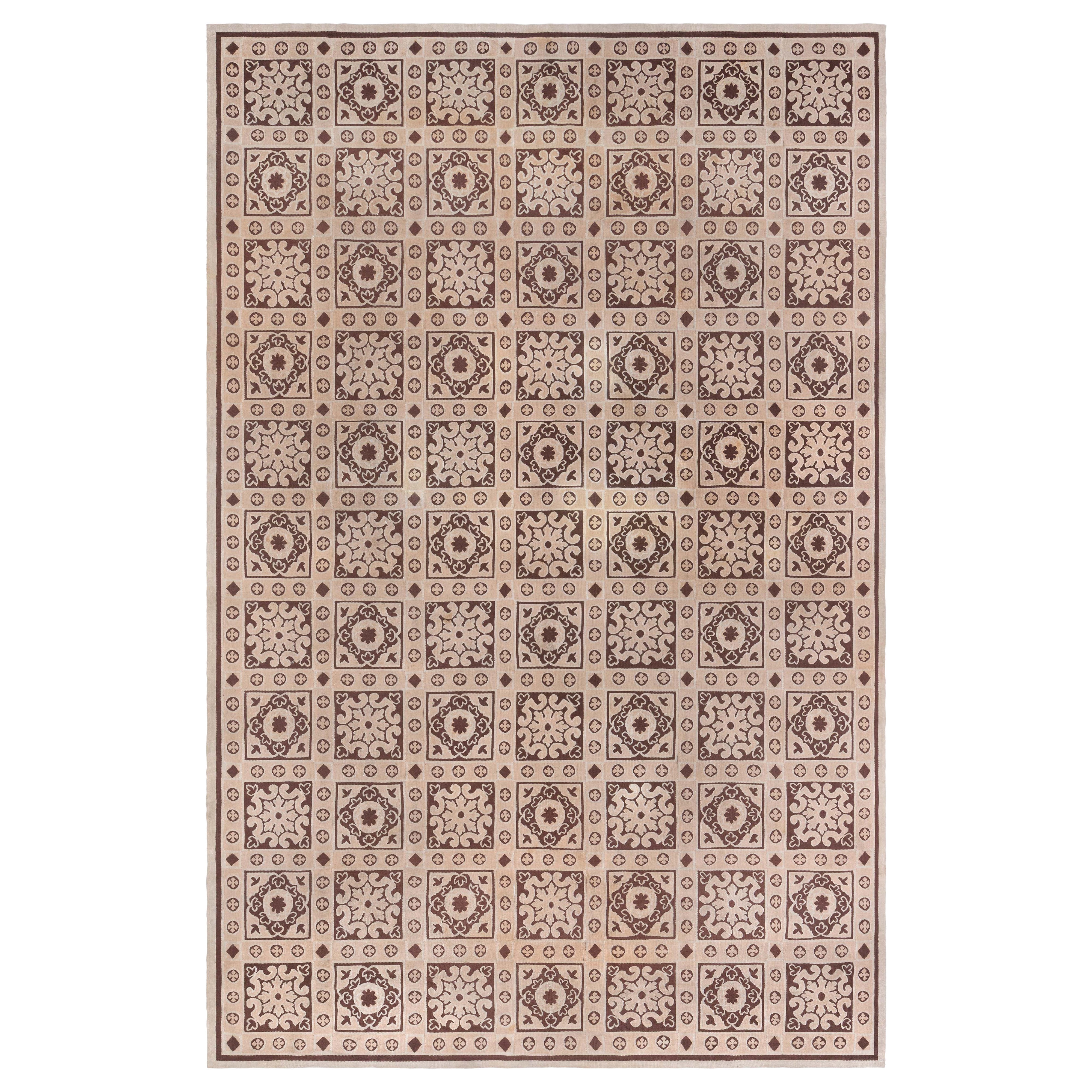 Tapis d'Aubusson français ancien Doris Leslie Blau en vente