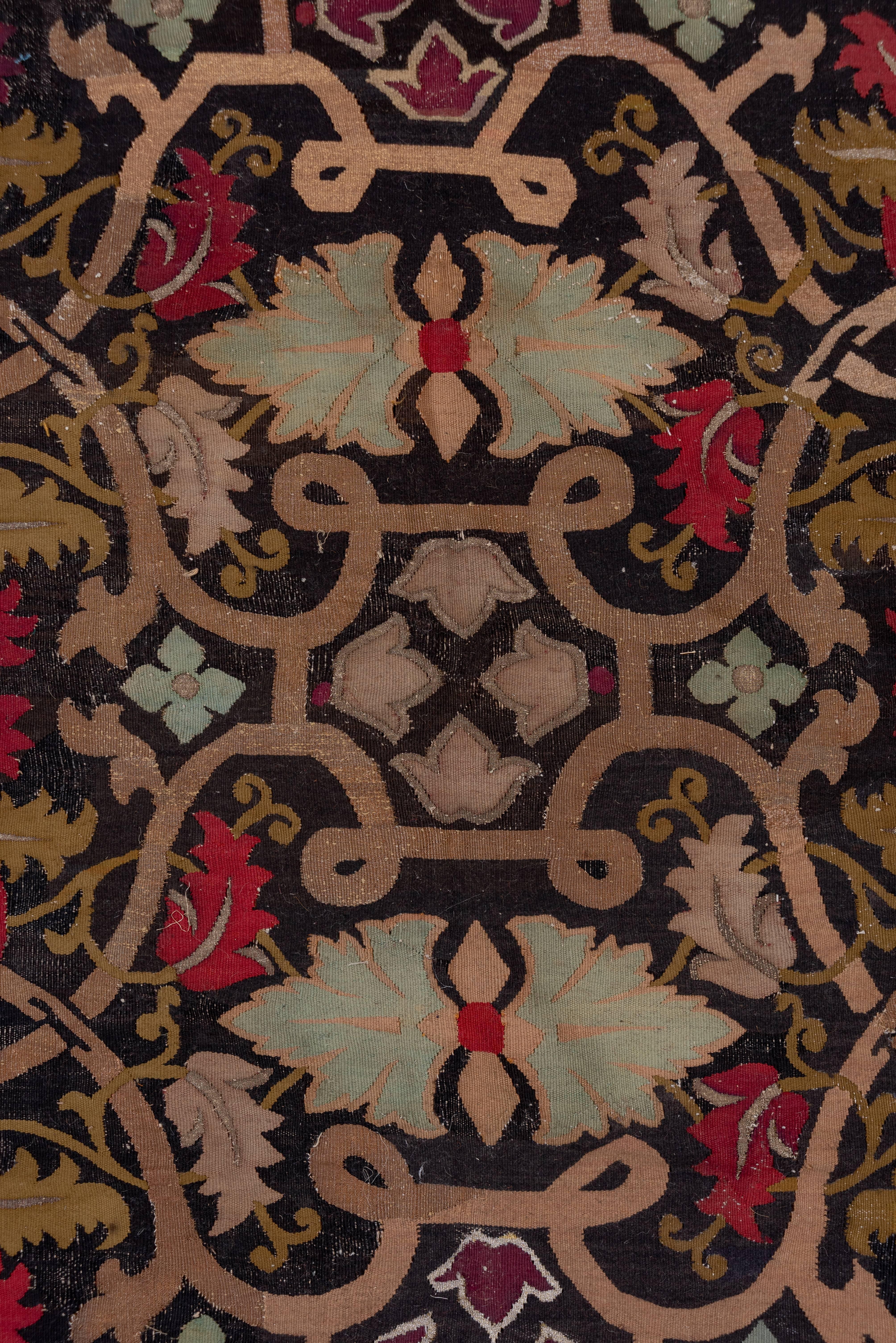 Antique French Aubusson Rug For Sale 1