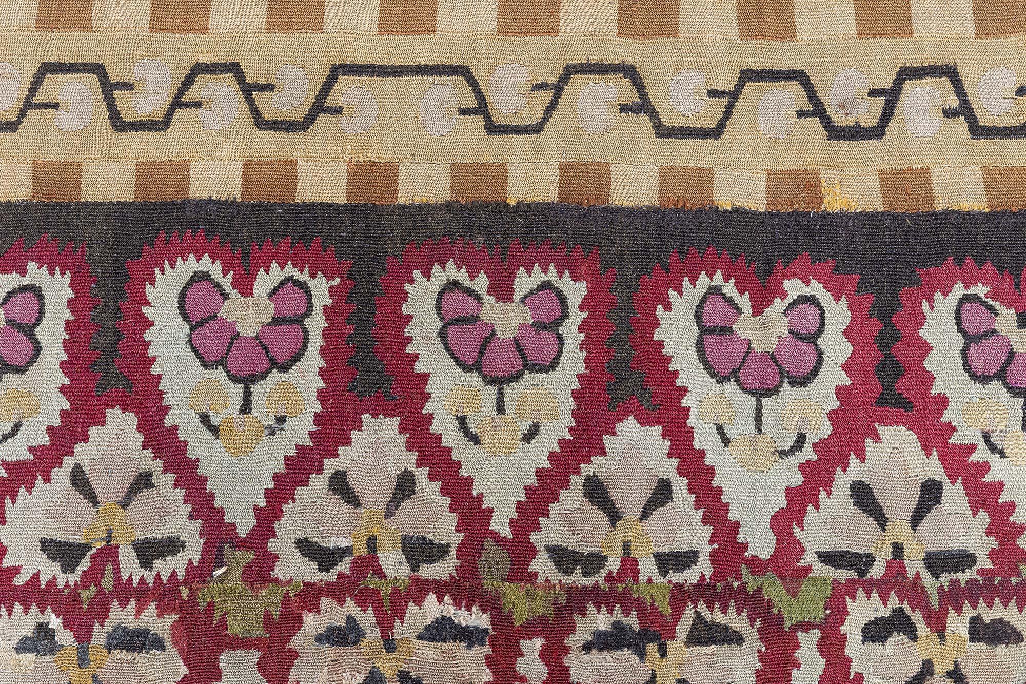 Tapis de course Antique French Aubusson Doris Leslie Blau en vente 1
