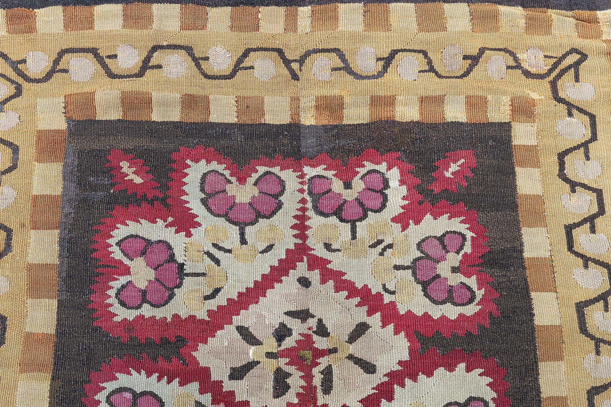 Tapis de course Antique French Aubusson Doris Leslie Blau en vente 2