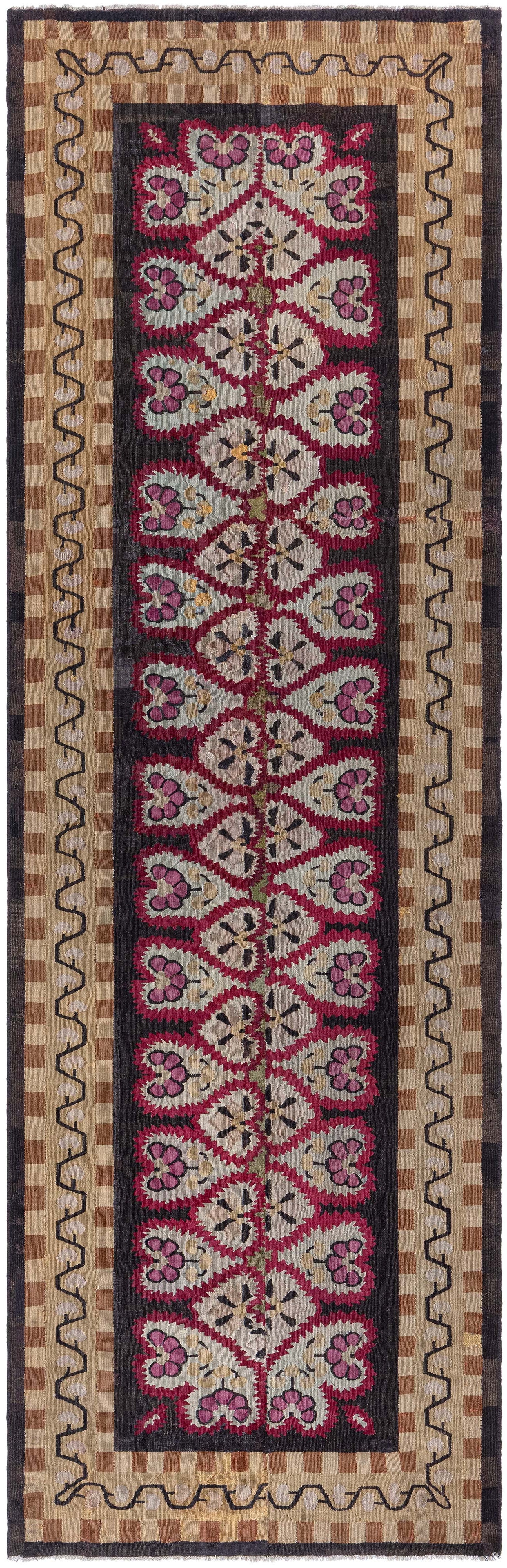 Antique French Aubusson Runner Rug Doris Leslie Blau For Sale