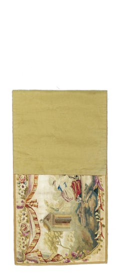Antique French Aubusson Tapestry 1'8" x 4'8"
