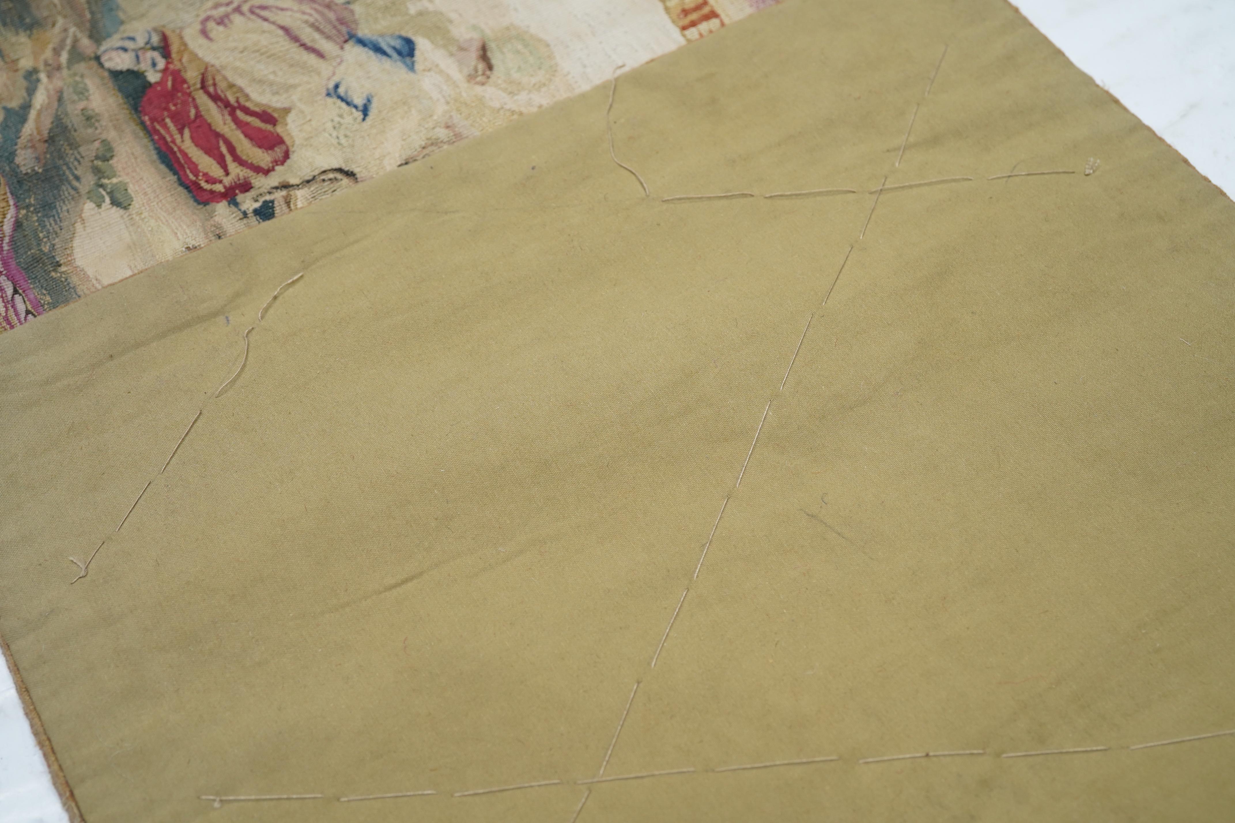 Antique French Aubusson Tapestry 1'8