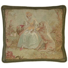 Antique French Aubusson Tapestry, circa 1850 1174p