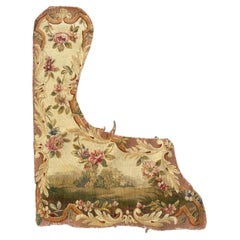Antique french Aubusson tapestry for Cushion Chair Cover