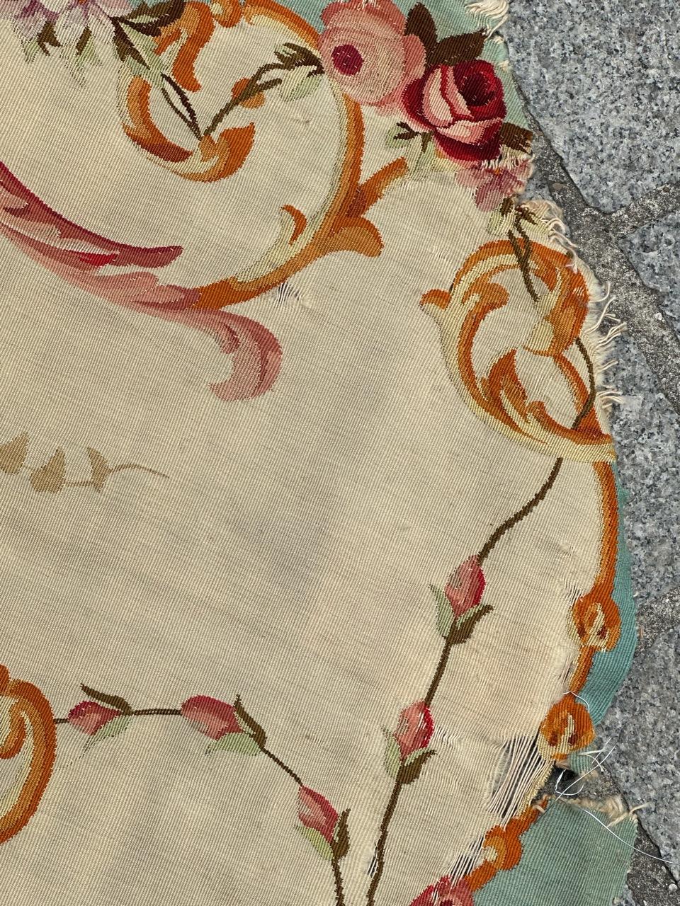 Antiker französischer Aubusson-Wandteppich (Handgewebt) im Angebot