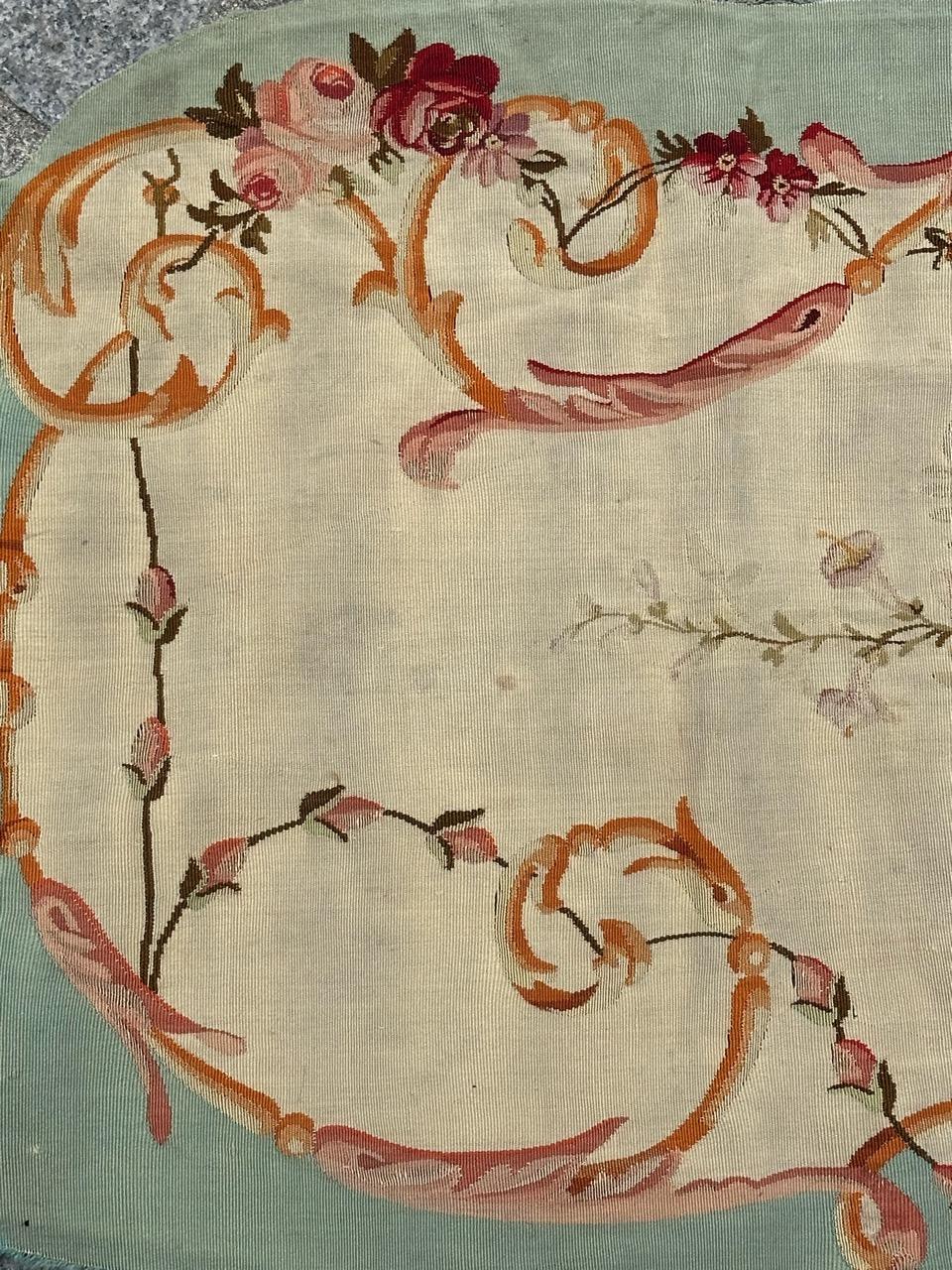 Antiker französischer Aubusson-Wandteppich im Angebot 1