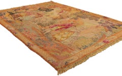 Late 19th Century French Aubusson Tapestry with Louis XV Style