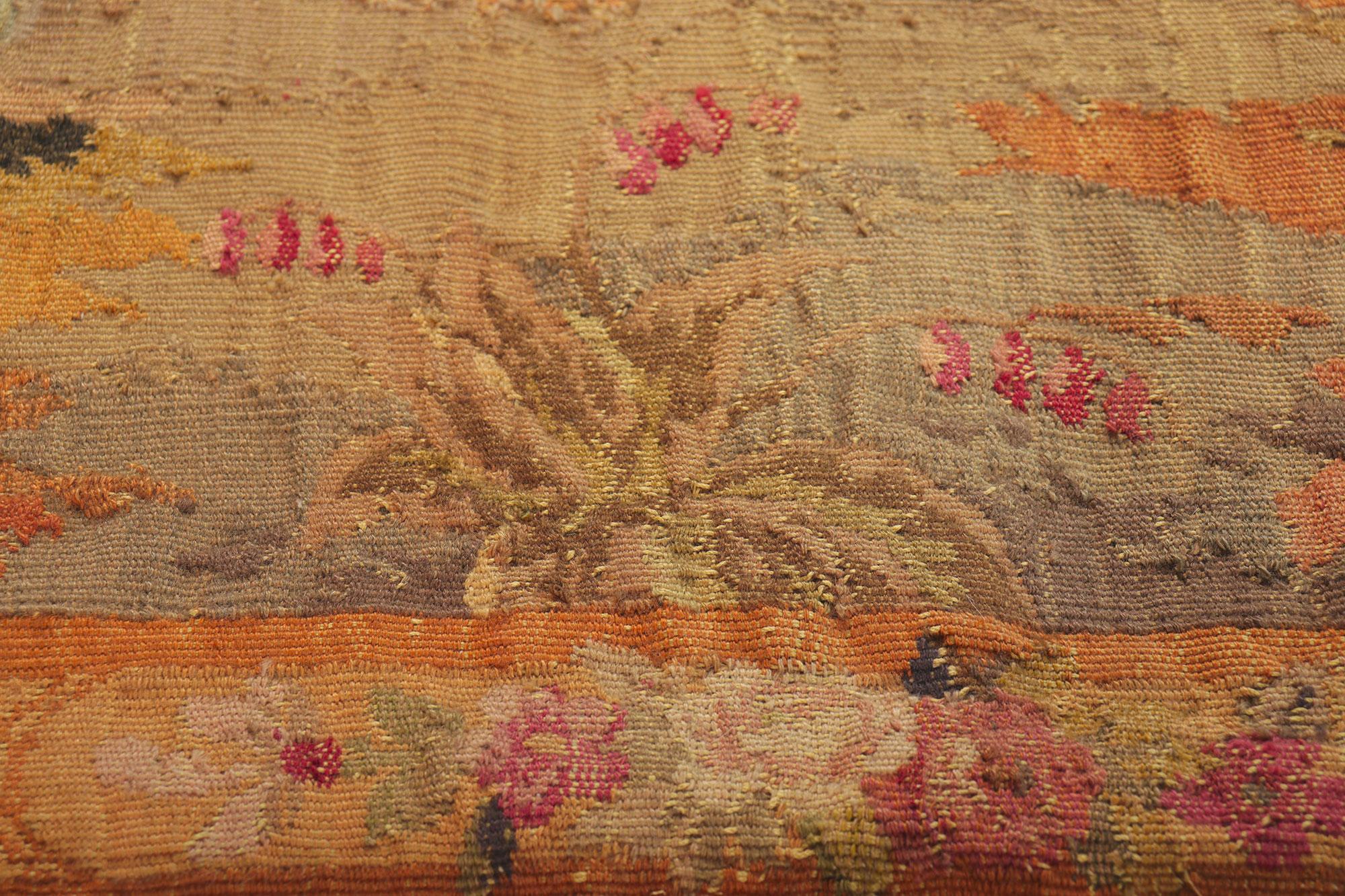 Wool Antique French Aubusson Tapestry Inspired by Francois Boucher For Sale