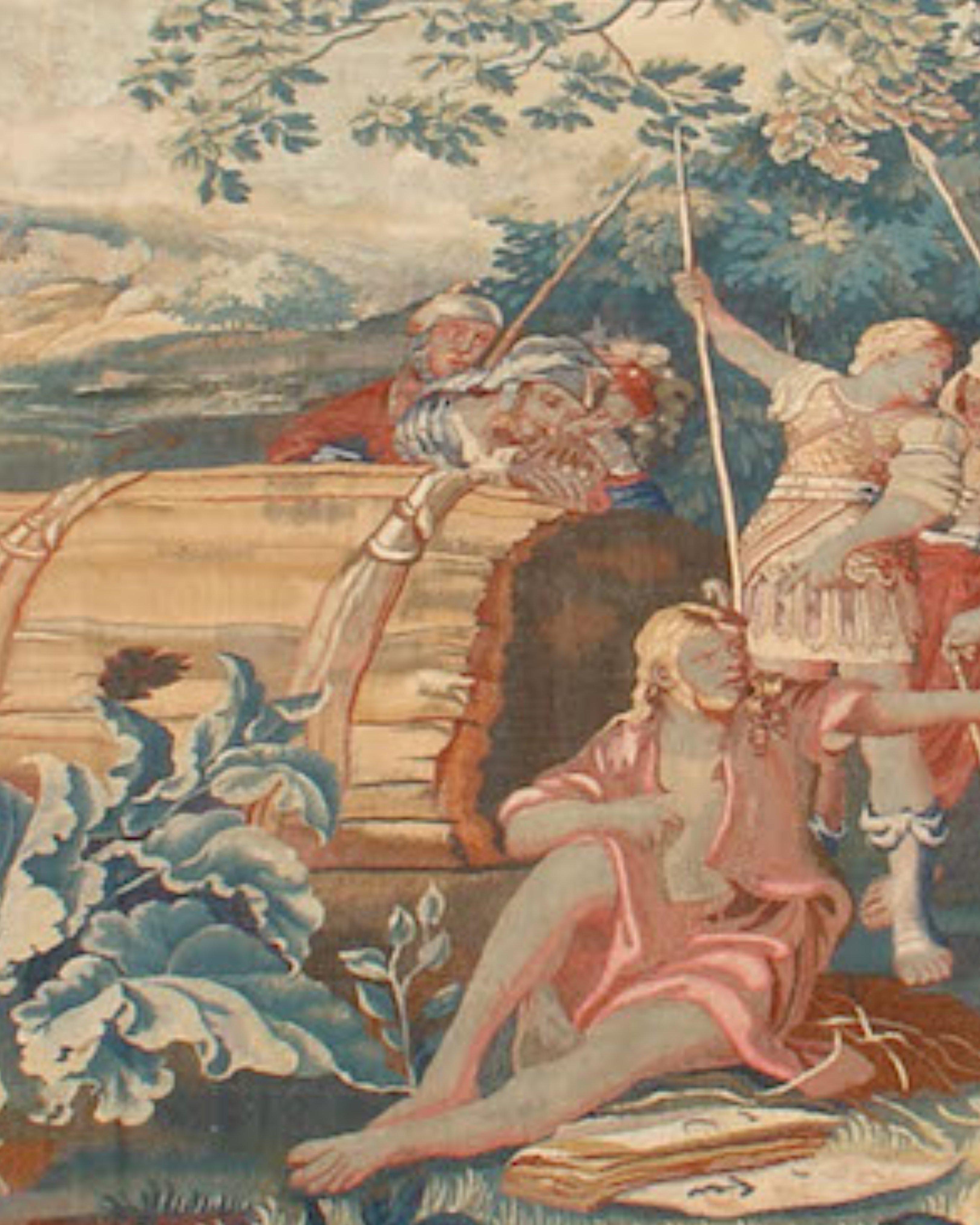 Grand tapis en tapisserie d'Aubusson, XVIIIe siècle

Excellent état.

Informations supplémentaires :
Dimensions : 7'9