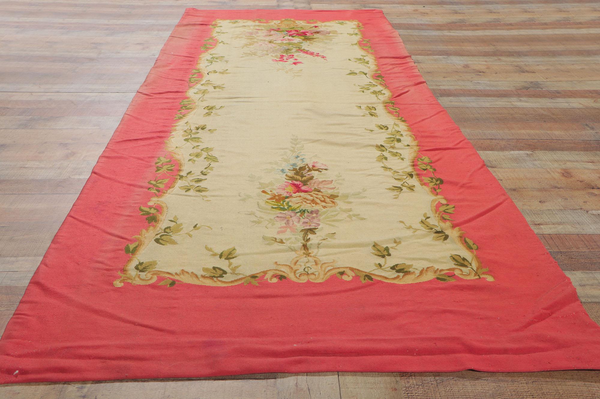 XIXe siècle Tenture en tapisserie d'Aubusson française ancienne de la fin du 19ème siècle en vente