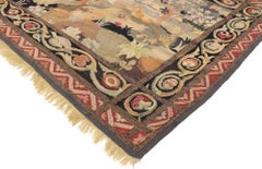 A Pastoral Reverie: Late 19th Century Aubusson Masterpiece of Tranquil Elegance