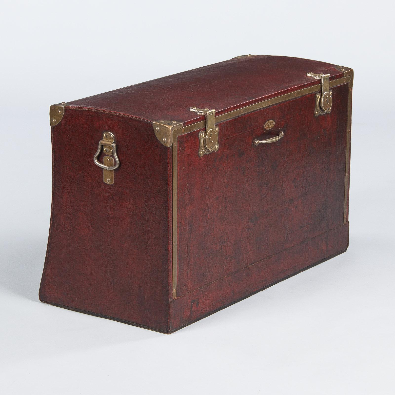 Antique French Automobile Trunk, Early 1900s 6