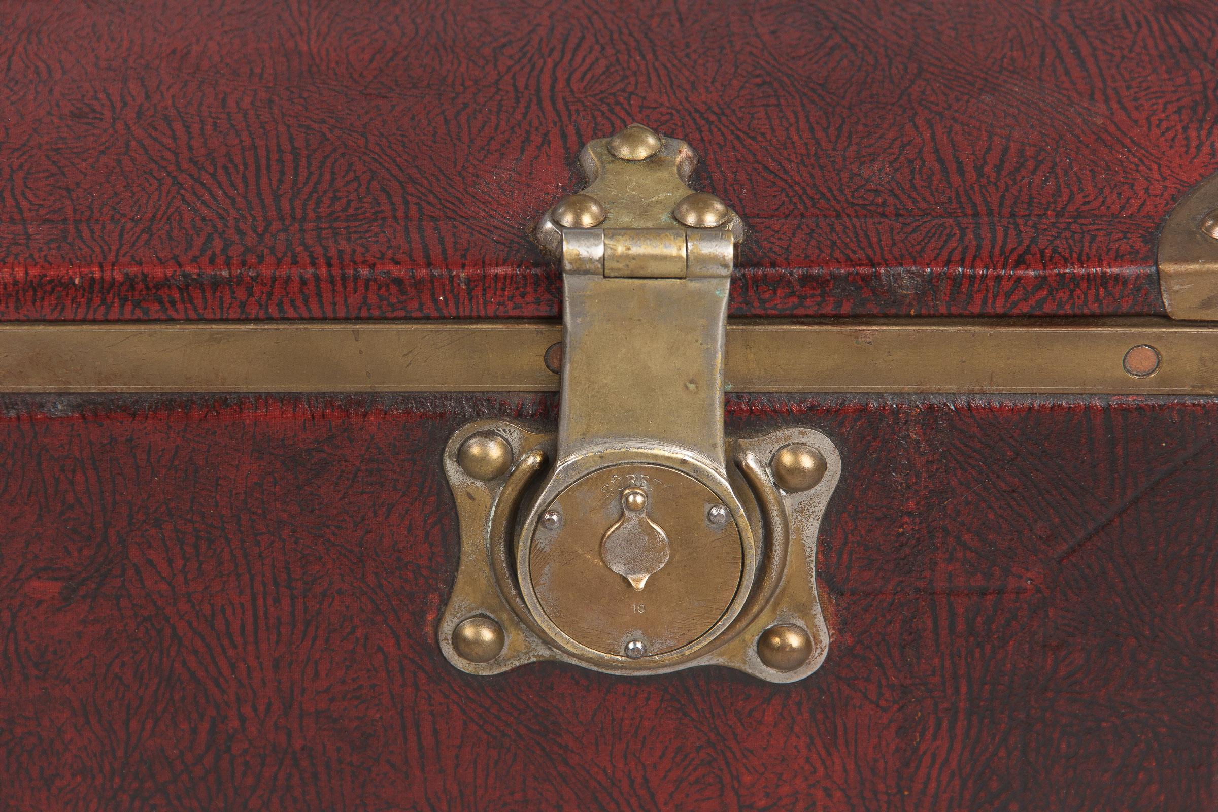 Malle d'automobile française ancienne:: début des années 1900 4