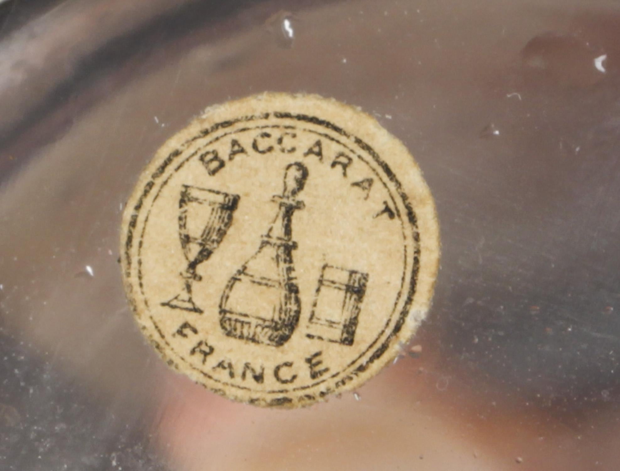 Antique Bacarrat français en bronze doré avec verre Tantale Cave a Liqueur 19ème siècle en vente 11