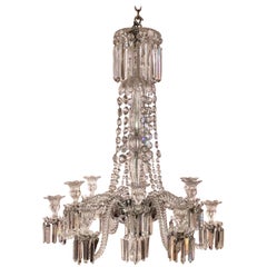 Antique French Baccarat Crystal Chandelier, circa 1900-1920