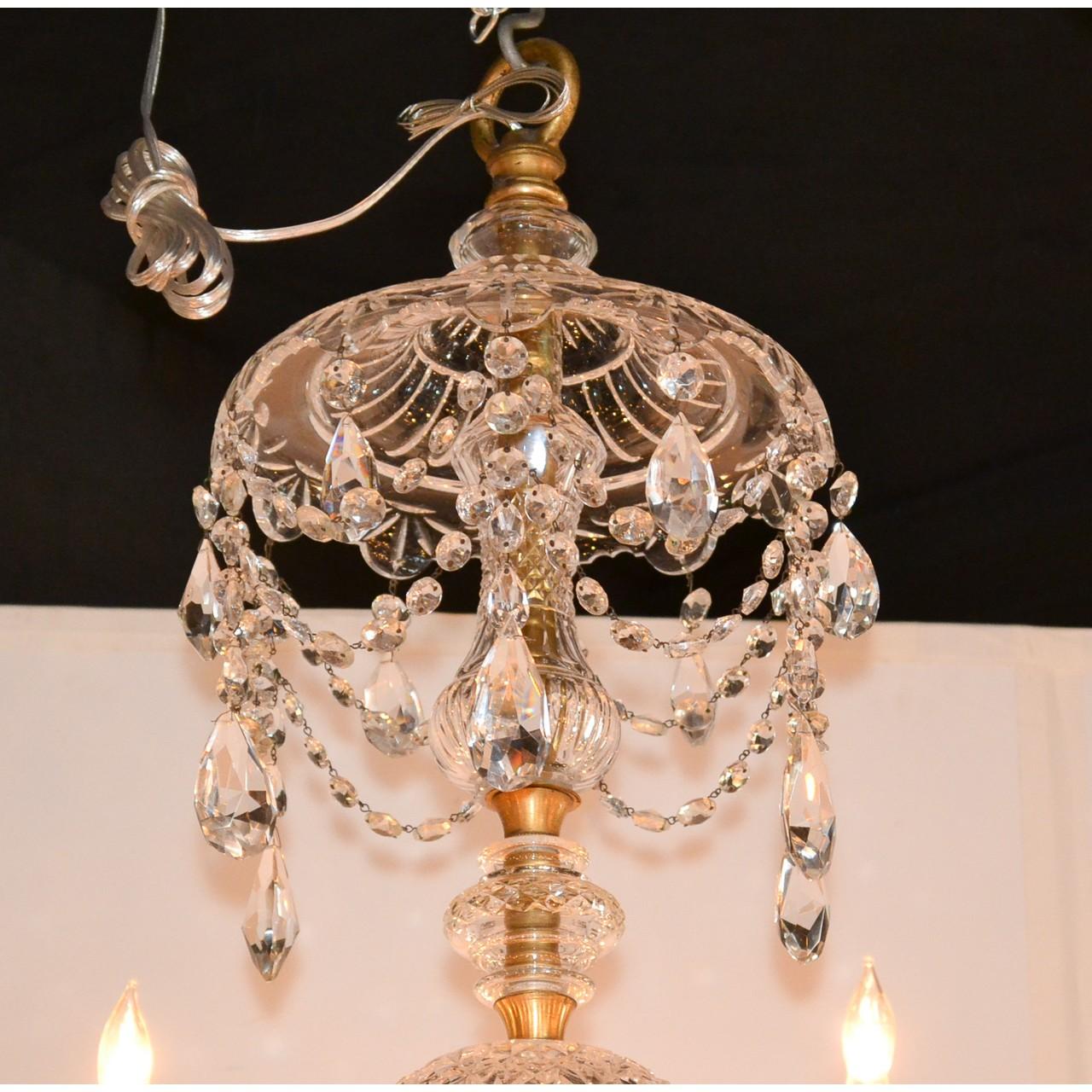 Early 20th Century Antique French Baccarat Crystal Chandelier