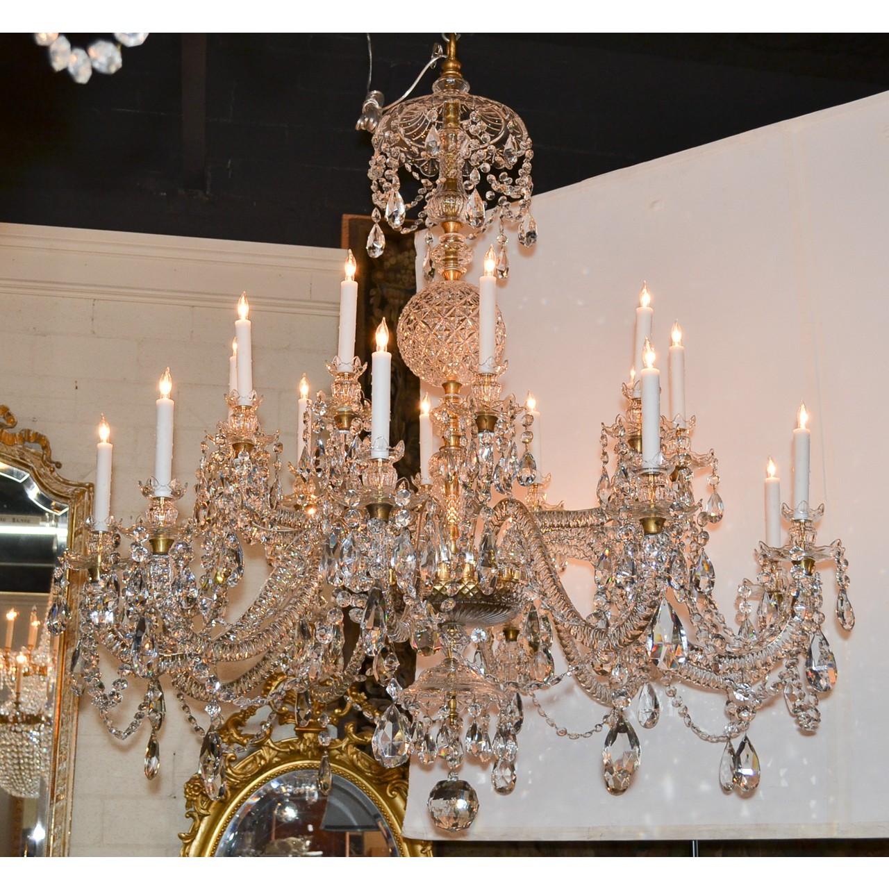 Antique French Baccarat Crystal Chandelier 1