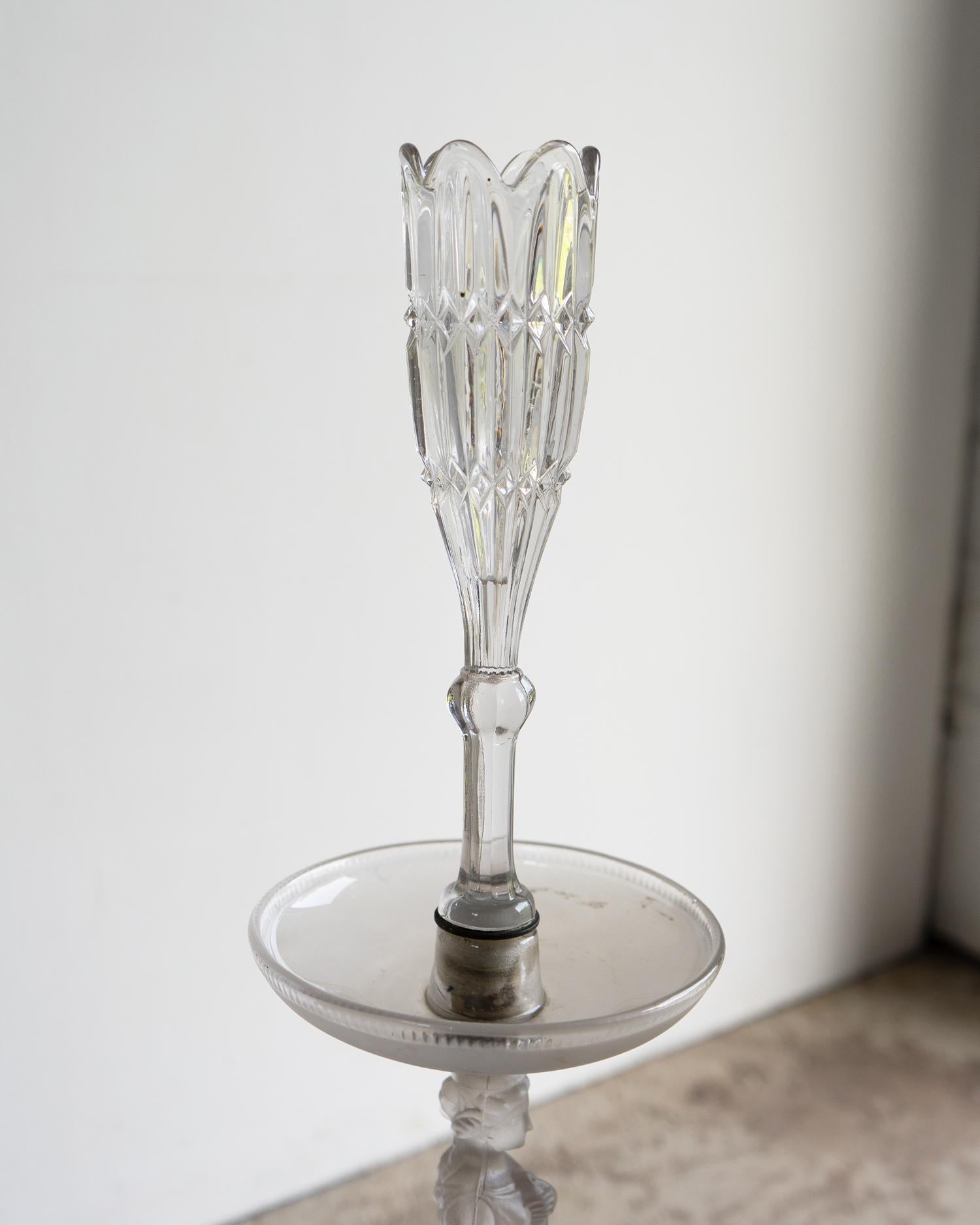 Antique French Baccarat Glass Epergne Table Centrepiece, 19th Century For Sale 5