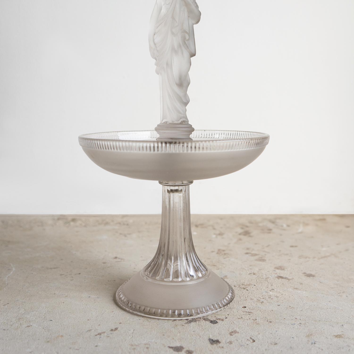 Antique French Baccarat Glass Epergne Table Centrepiece, 19th Century For Sale 2