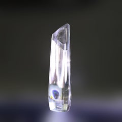 Antique French Baccarat MCM Art Glass Bud Vase Signed C1930